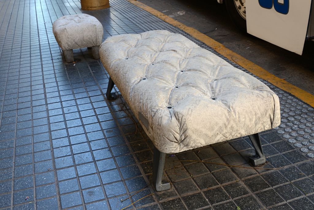 16 Not So Comfy Concrete Couches Near Plaza de Mayo Buenos Aires